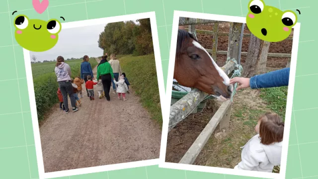 Notre crèche s’évade au grand air
