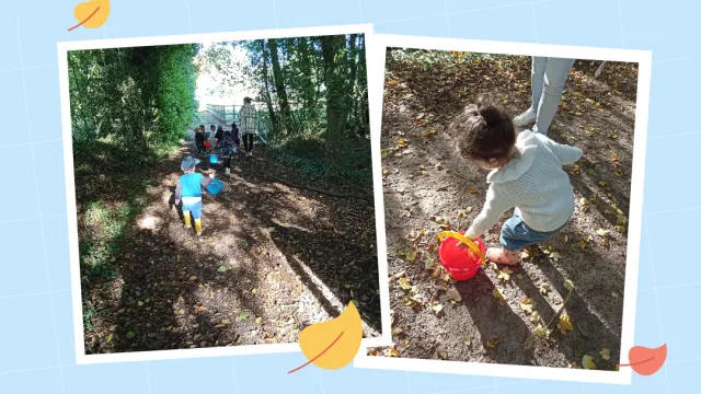 L’automne à la crèche Pomme de rainette